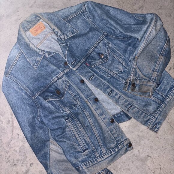 Vintage Levi's Jean Jacket Sz 44 - Picture 8 of 8